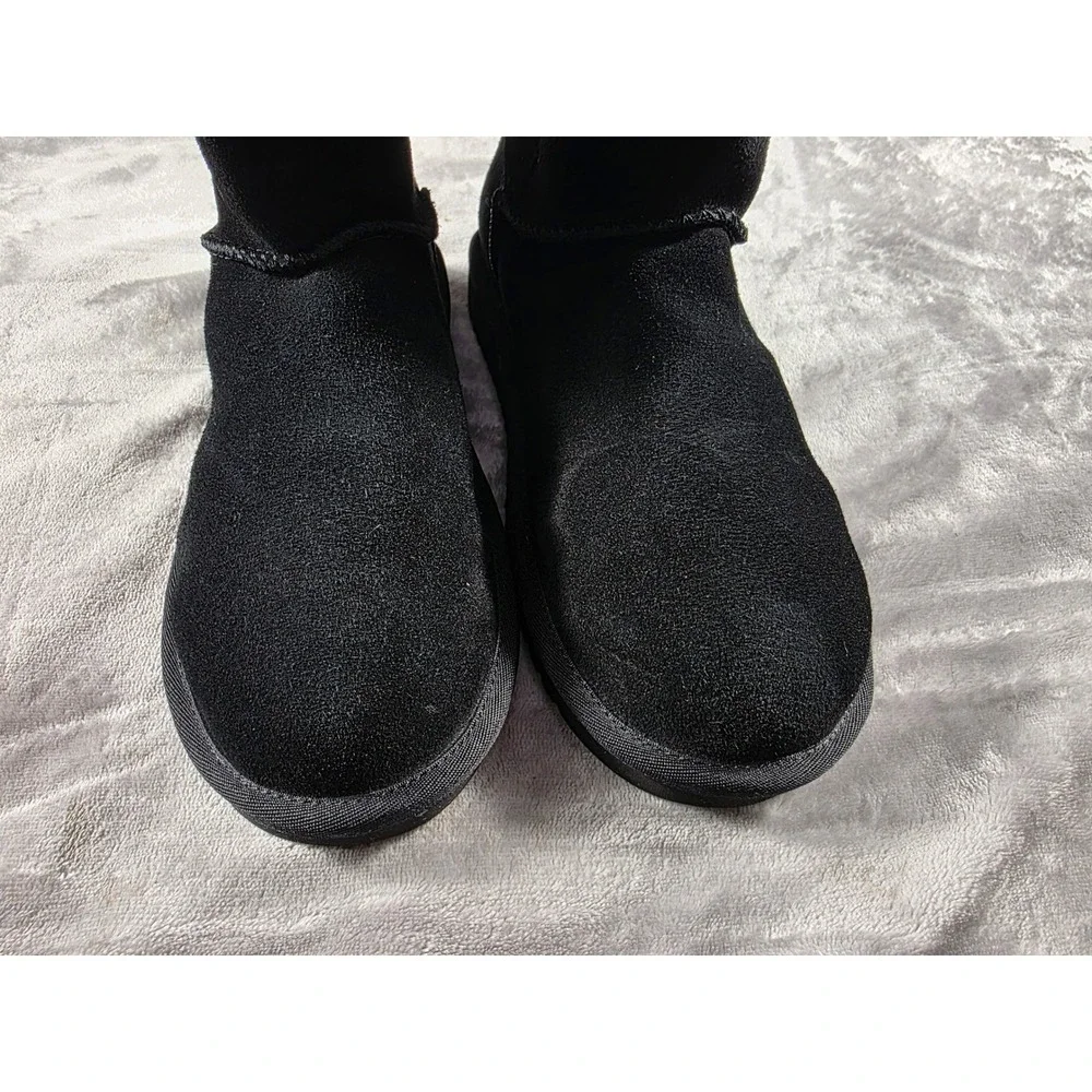 Koolaburra by UGG Andrah Tall Boots Women Size‎ 7 Black Suede 1105791